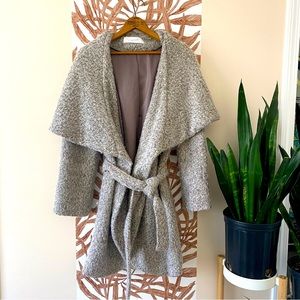 Shawl wool coat!! Super warm and heavy!